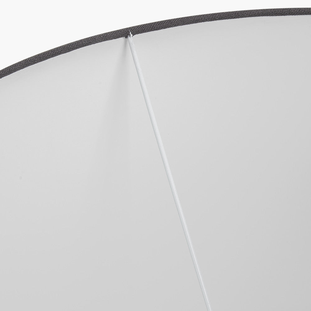 Winston 45cm Grey Handloom Tapered Lampshade