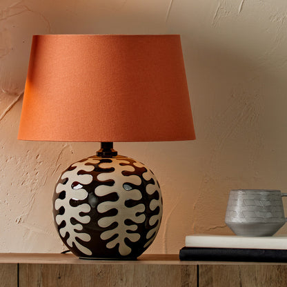 Winston 45cm Tobacco Handloom Tapered Lampshade – Natural Luxury for Timeless UK Interiors
