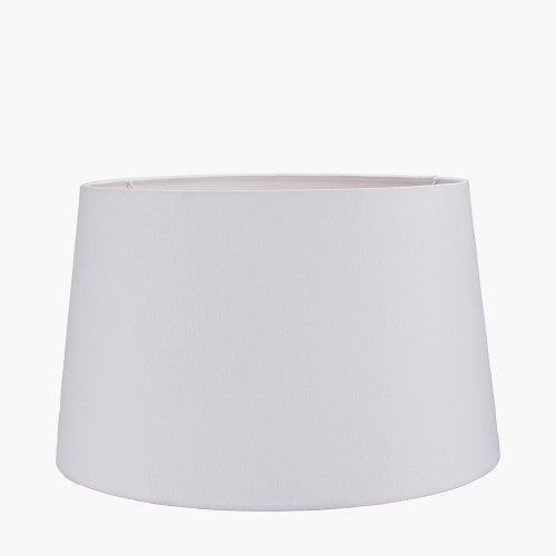 Winston 40cm White Handloom Tapered Lampshade