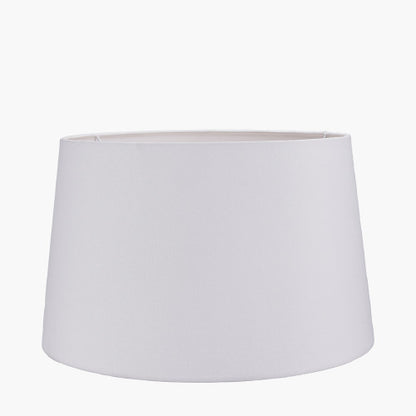 Winston 40cm White Handloom Tapered Lampshade