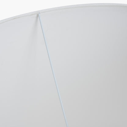 Winston 45cm White Handloom Tapered Lampshade | Cotton Lampshade