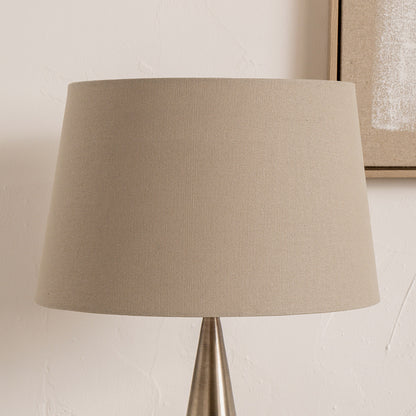 Winston 45cm Taupe Handloom Tapered Lampshade – Understated Elegance for UK Interiors