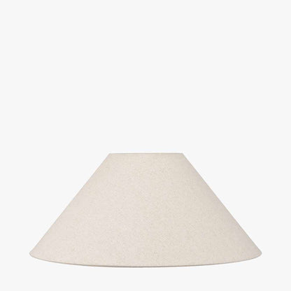 Harley 45cm Slubby Hopsack Empire Lampshade | Natural Cotton Shade