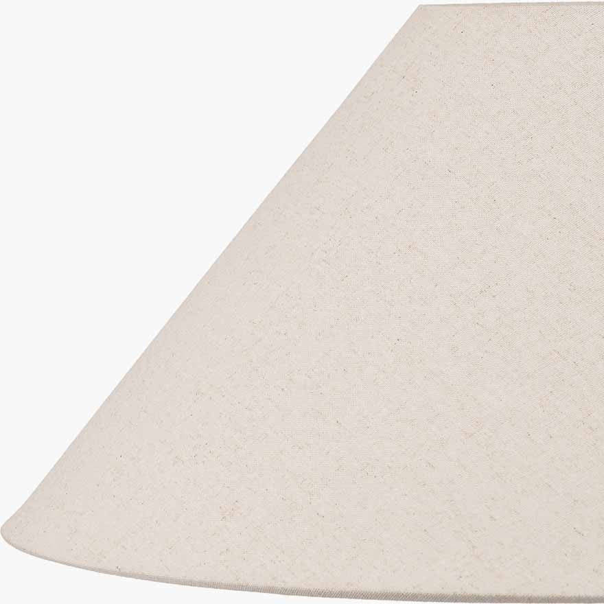 Harley 45cm Slubby Hopsack Empire Lampshade | Natural Cotton Shade