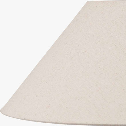 Harley 45cm Slubby Hopsack Empire Lampshade | Natural Cotton Shade