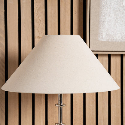 Harley 60cm Slubby Hopsack Empire Lampshade – Classic Natural Shade for Modern UK Homes