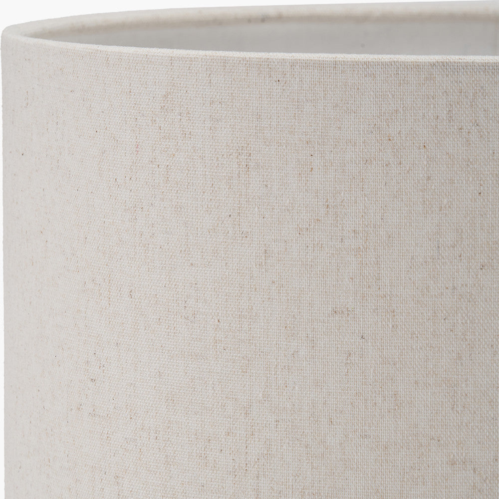 Quinn 30cm Slubby Hopsack Cylinder Shade