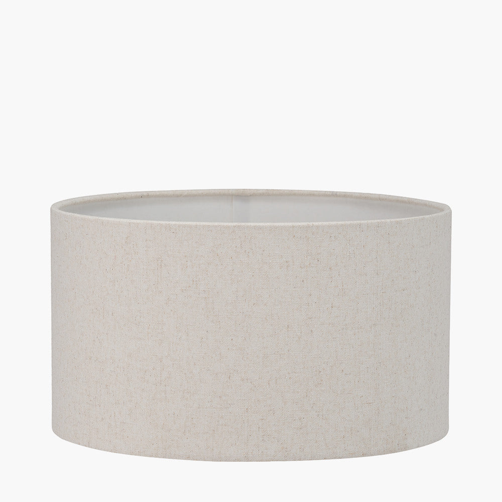 Quinn 40cm Slubby Hopsack Cylinder Shade