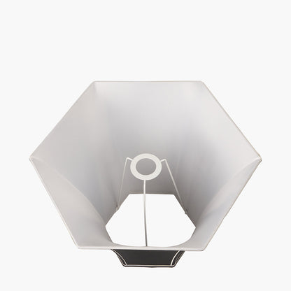 Lyla 50cm Black Silk Mix Bowed Lampshade