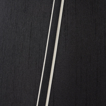 Lyla 50cm Black Silk Mix Bowed Lampshade