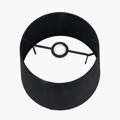 Adelaide 30cm Black Tapered Cotton Mix Lampshade – Sleek Elegance for Contemporary Living