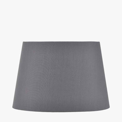 Adelaide 30cm Steel Grey Tapered Cotton Mix Lampshade – Contemporary Sophistication for Every Interior