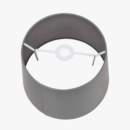 Adelaide 30cm Steel Grey Tapered Cotton Mix Lampshade – Contemporary Sophistication for Every Interior