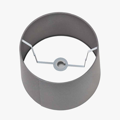 Adelaide 30cm Steel Grey Tapered Cotton Mix Lampshade – Contemporary Sophistication for Every Interior