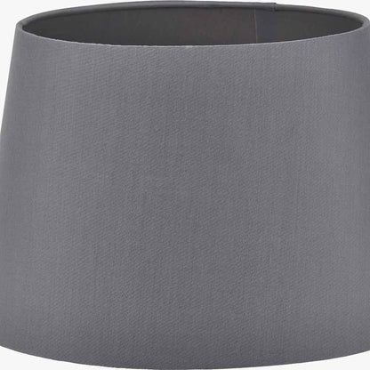 Adelaide 30cm Steel Grey Tapered Cotton Mix Lampshade – Contemporary Sophistication for Every Interior