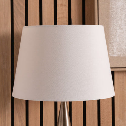 Adelaide 30cm Ivory Tapered Cotton Mix Lampshade – Timeless Elegance for Any Room