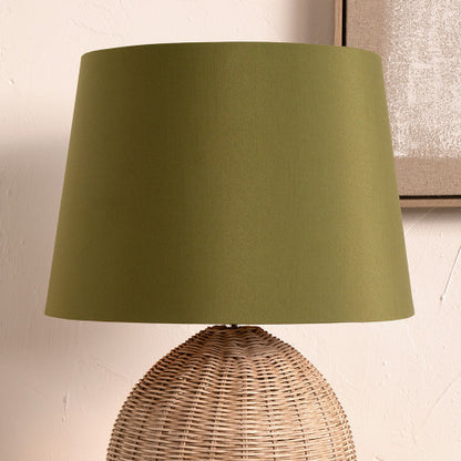 Adelaide 30cm Sage Tapered Cotton Mix Lampshade – Soft Green Elegance for Modern Homes