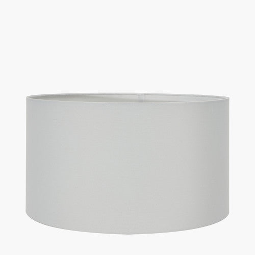 Harry 45cm Ivory Cotton Cylinder Lampshade | Large Lampshade