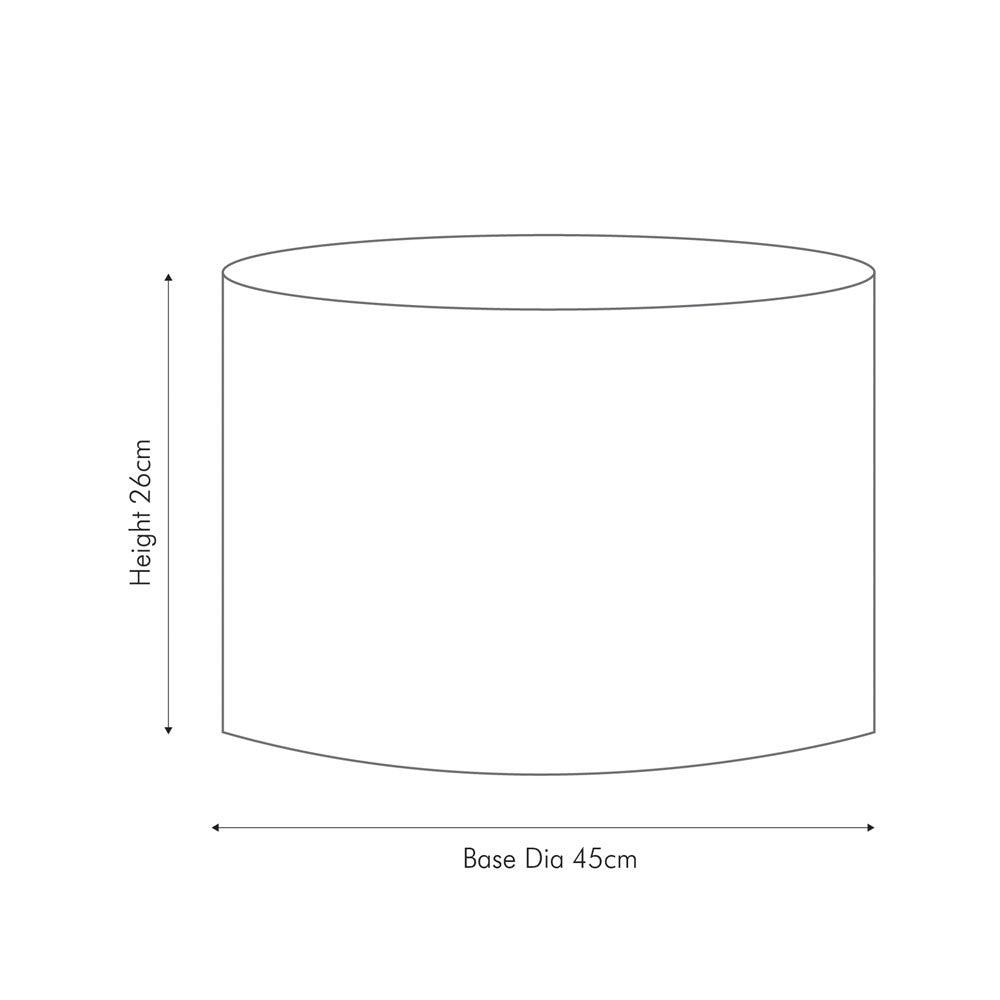 Harry 45cm Sage Cotton Cylinder Lampshade | Green Lampshade