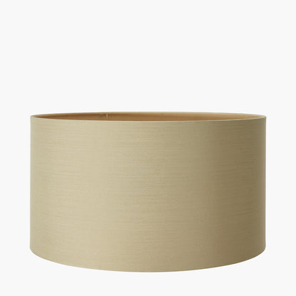Harry 35cm Taupe Cotton Cylinder Lampshade | Neutral Lampshade