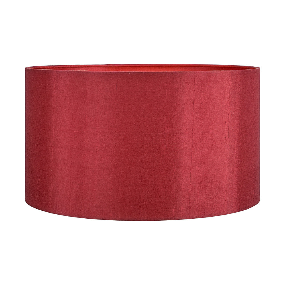 Zara 45cm Mulberry Silk Lined Cylinder Lampshade