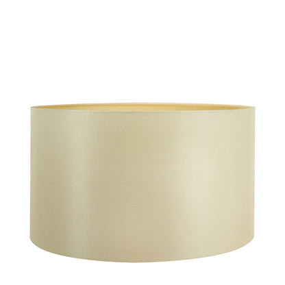Zara 40cm Almond Silk Cylinder Lampshade | Luxury Silk Shade