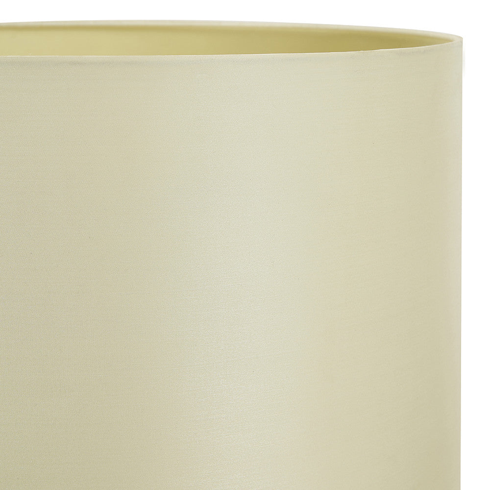 Zara 45cm Almond Silk Lined Cylinder Lampshade