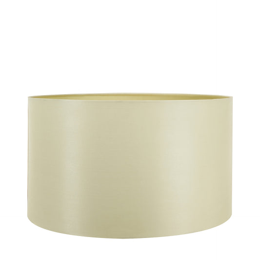 Zara 40cm Almond Silk Cylinder Lampshade | Luxury Silk Shade