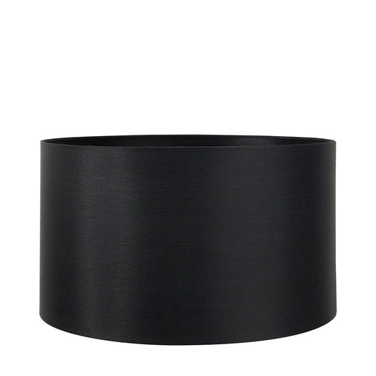 Zara 45cm Black Silk Lined Cylinder Lampshade