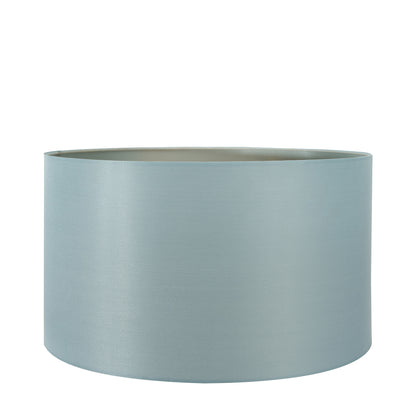 Zara 40cm Duck Egg Silk Cylinder Lampshade | Luxury Silk Shade