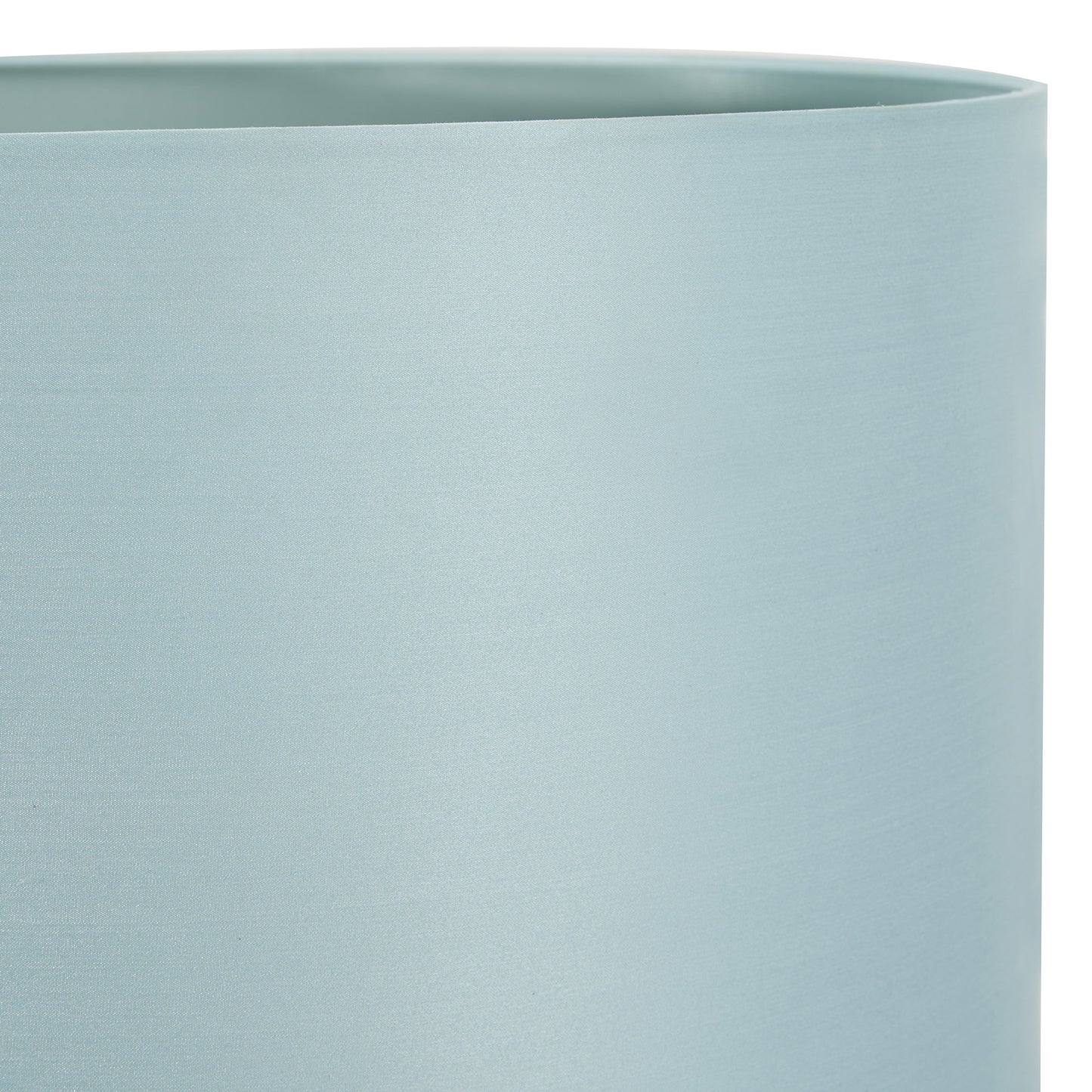 Zara 40cm Duck Egg Silk Cylinder Lampshade | Luxury Silk Shade