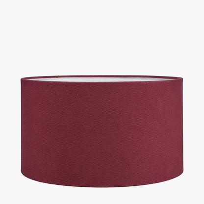 Henry 45cm Mulberry Handloom Cylinder Lampshade