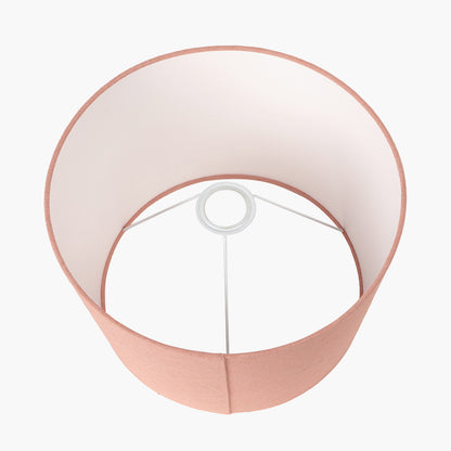 Milos 50cm Apricot Linen Tapered Lampshade