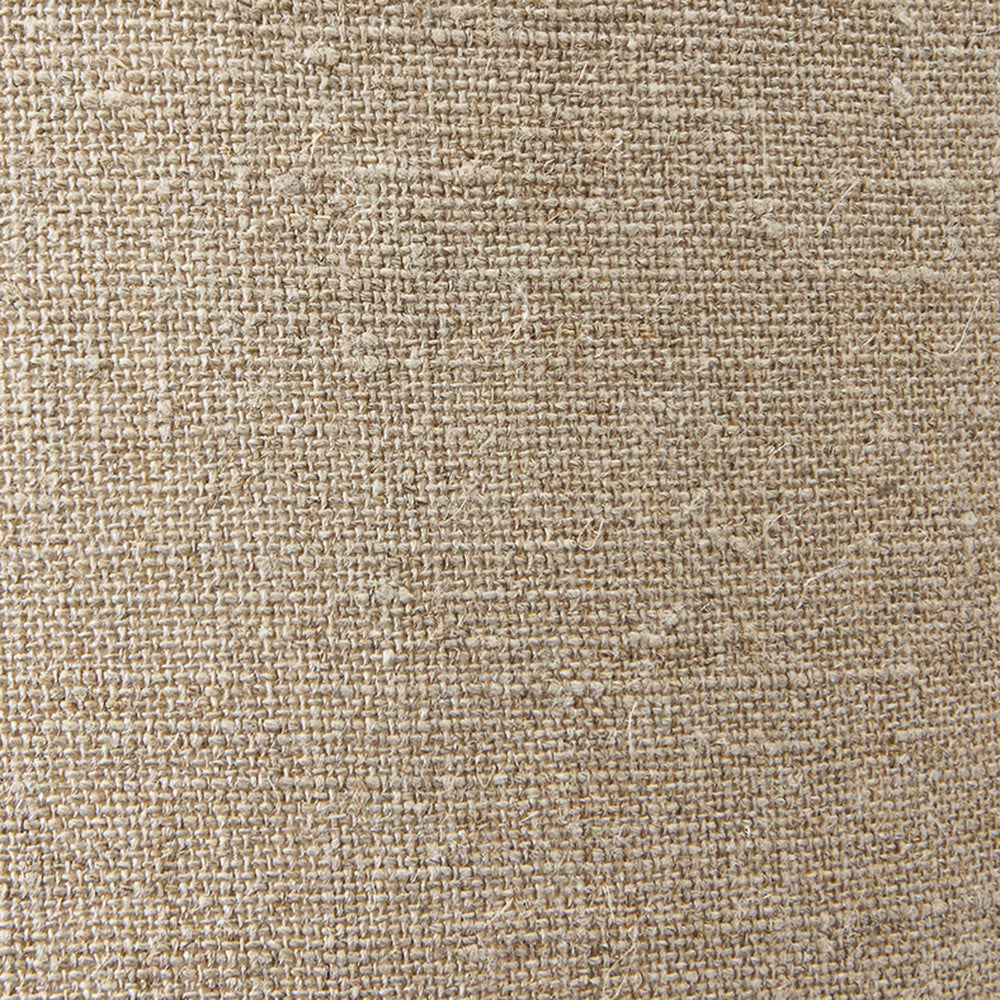 Milos 40cm Natural Linen Tapered Lampshade | Rustic Jute Linen Shade