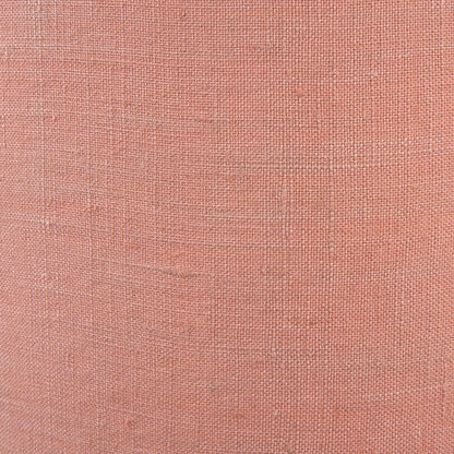Edward 50cm Apricot Linen Cylinder Lampshade – Warm Rustic Texture with Soft, Earthy Colour