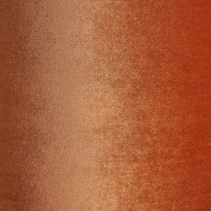 Bow 45cm Tobacco Velvet Cylinder Lampshade | Large Velvet Lampshade