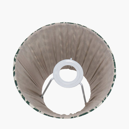 Vienna 16cm Forest Green Chevron Mushroom Pleat Lampshade – Rich Colour and Refined Craftsmanship