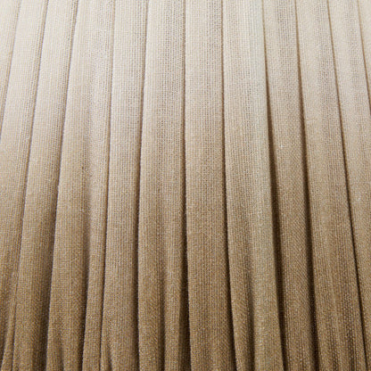 Scallop 30cm Taupe Ombre Soft Pleated Tapered Lampshade – Modern Elegance with Textured Depth