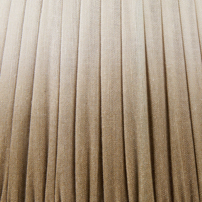 Scallop 35cm Taupe Ombre Pleated Lampshade | Tapered Lampshade
