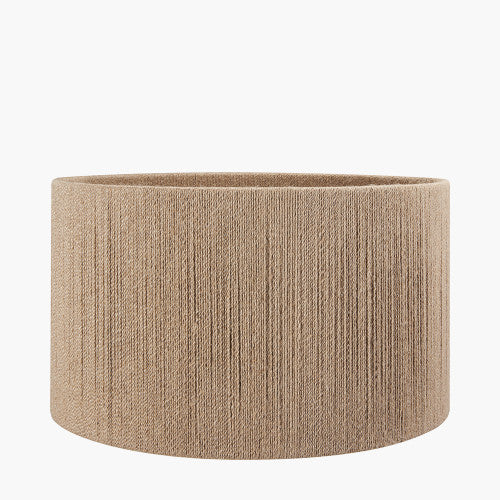 Issa Natural Rope 45cm Cylinder Lampshade | Large Scandi Rope Lamp Shade