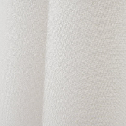 Bloom 40cm White Handloom Scalloped Lampshade | Decorative Cylinder Shade