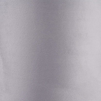 Rene 35cm Light Grey Velvet Cylinder Lampshade