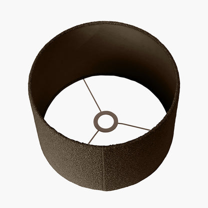 Rouen 40cm Mocha Bouclé Cylinder Lampshade