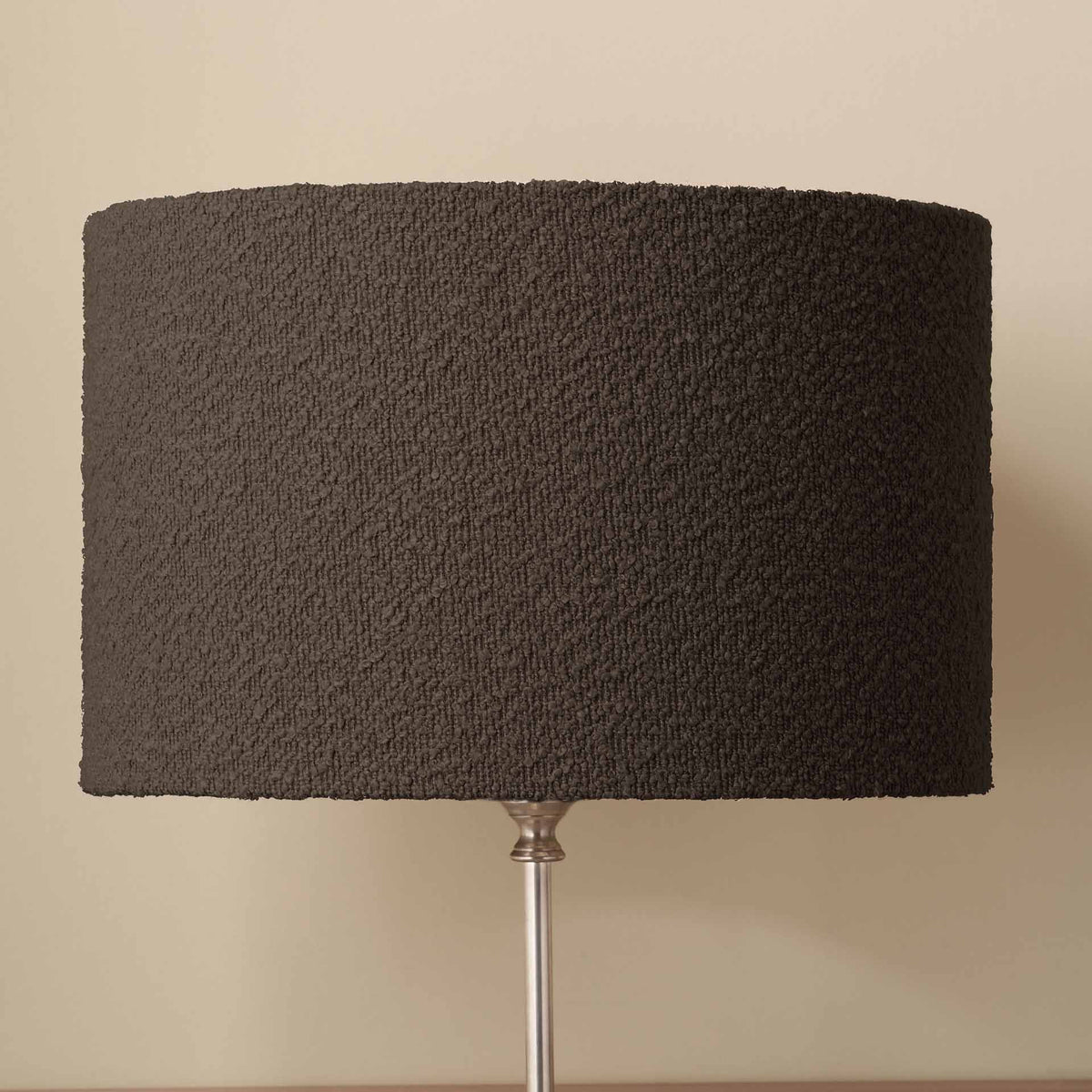 Rouen 40cm Mocha Bouclé Cylinder Lampshade