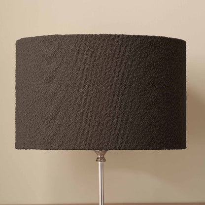 Rouen 40cm Mocha Bouclé Cylinder Lampshade