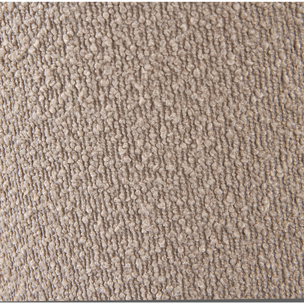 Rouen 35cm Taupe Boucle Cylinder Lampshade | Modern Textured Shade