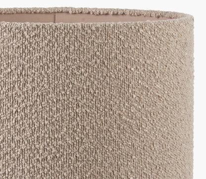 Rouen 45cm Taupe Boucle Cylinder Lampshade