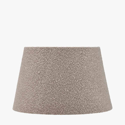 Martigues 45cm Taupe Bouclé Tapered Lampshade | Textured Lampshade