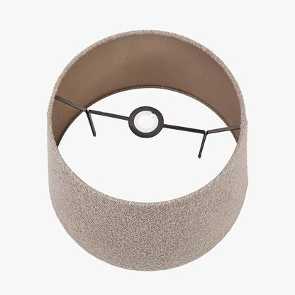 Martigues 45cm Taupe Bouclé Tapered Lampshade | Textured Lampshade