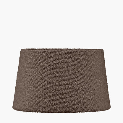 Martigues 50cm Mocha Brown Bouclé Tapered Lampshade
